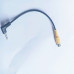 3.5mm elbow to RCA connector adapter cable for car navigation, GPS, camera, and audio connections. 3.5mm elbow to RCA connector adapter cable for car navigation, GPS, camera, and audio connections.